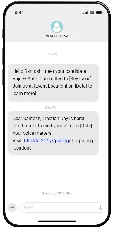Bulk SMS for Political Campaign